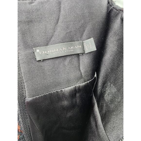 Donna Karan Collection Black Wool Blend Skirt Women's Size 4 - Picture 6 of 9